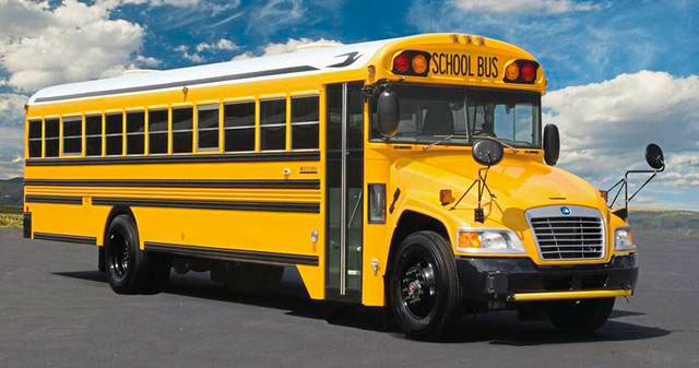 Photo of a school bus.