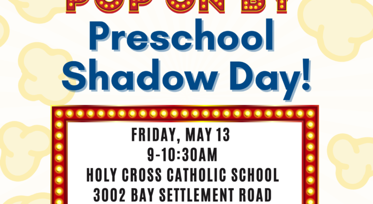 Preschool Shadow Day graphic.