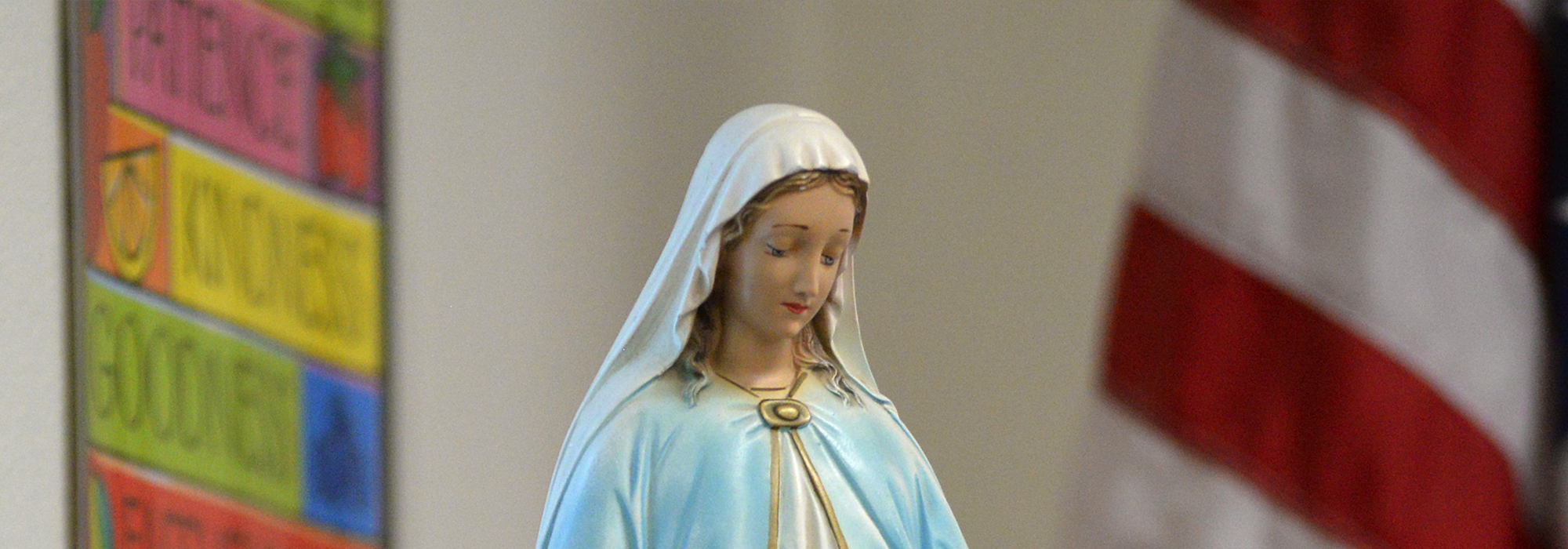Statue of our Blessed Mother.