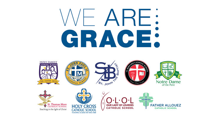 GRACE school logos.