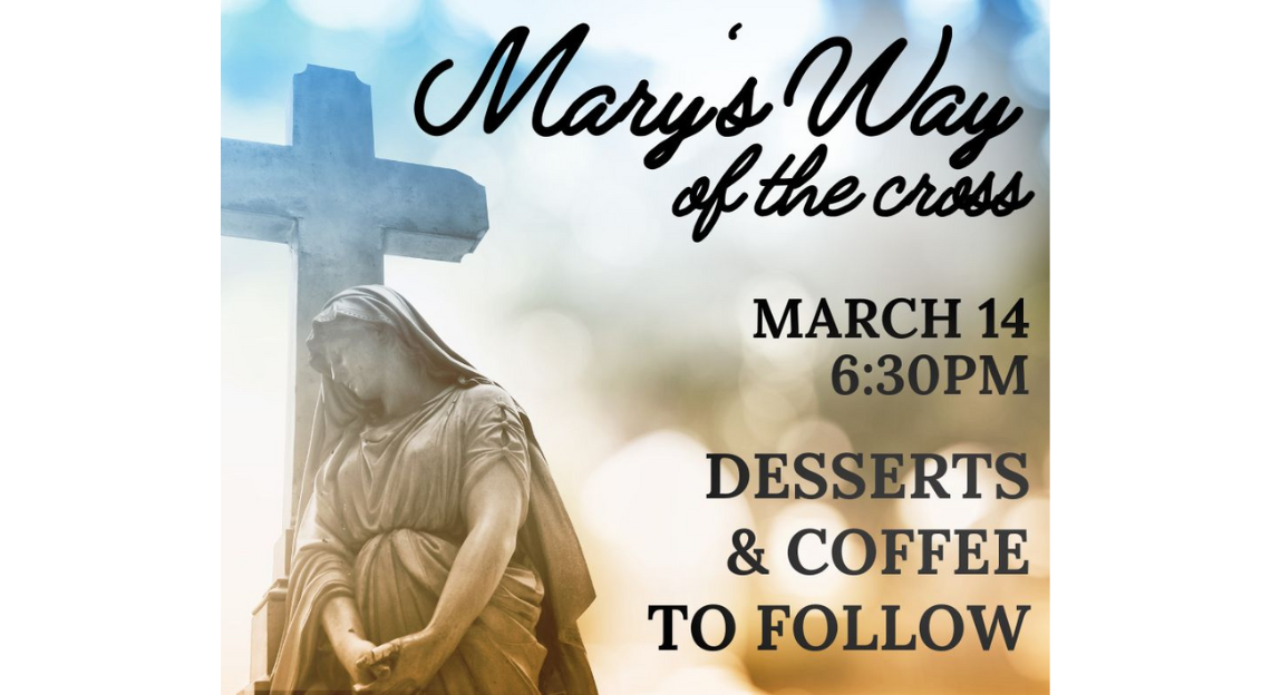 Mary's Way of the Cross promotional graphic
